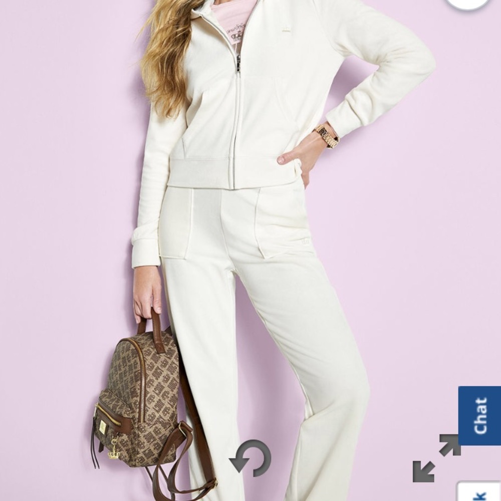 White Juicy Couture Track Suit!!!